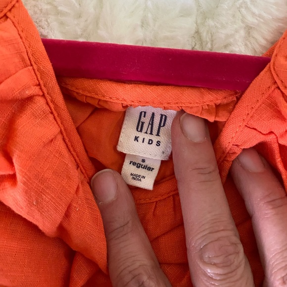 Gap Kids Orange Summer Dress Size Small - Picture 2 of 3